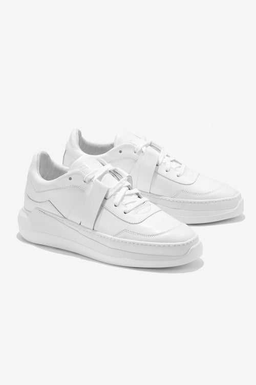 EVI G0 Zénith – sneaker blanche en cuir Made in France, full white