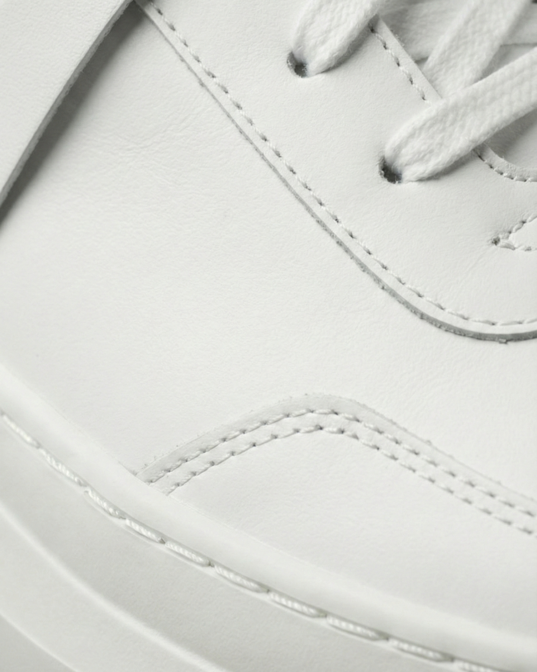 EVI G0 Zénith – sneaker de luxe  blanche en cuir Made in France, full white